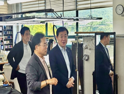 한유원 이태식 대표, ‘조인어패럴’ 방문…“中企 유통 활성화 앞장”