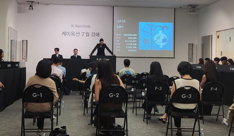 김환기 '항아리' 9억원 낙찰...미술 경매시장 모처럼 웃었다