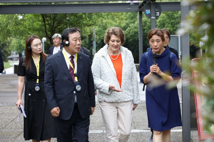 최민호, 독일정원박람회 개최지서 '정원도시세종' 비전 확산