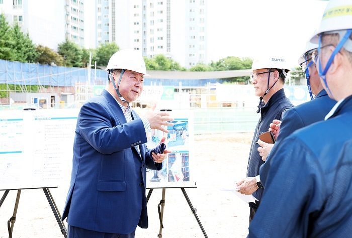 김경일 파주시장, 공공건축물 건립 현장 점검 완료