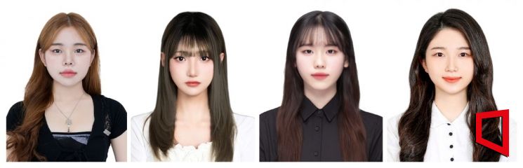 사진 좌측부터 상명대 AI미디어콘텐츠전공 3학년 류지원,박소현,봉소연, 엄서영 학생