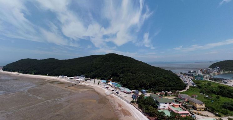안산시가 해양수산부의 '해양치유지구' 유치를 추진하는 대부동 구봉도 전경. 안산시 제공