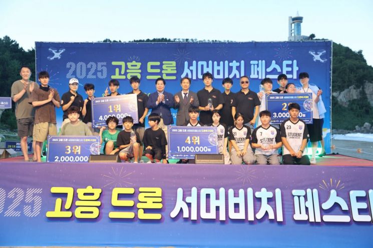 고흥군, '2025 드론 서머비치 페스타' 성료