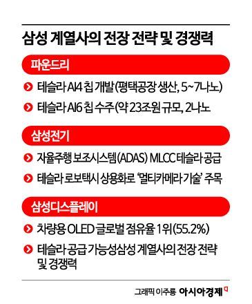테슬라 반도체 수주한 삼성, '전장 패키지딜' 판 키운다