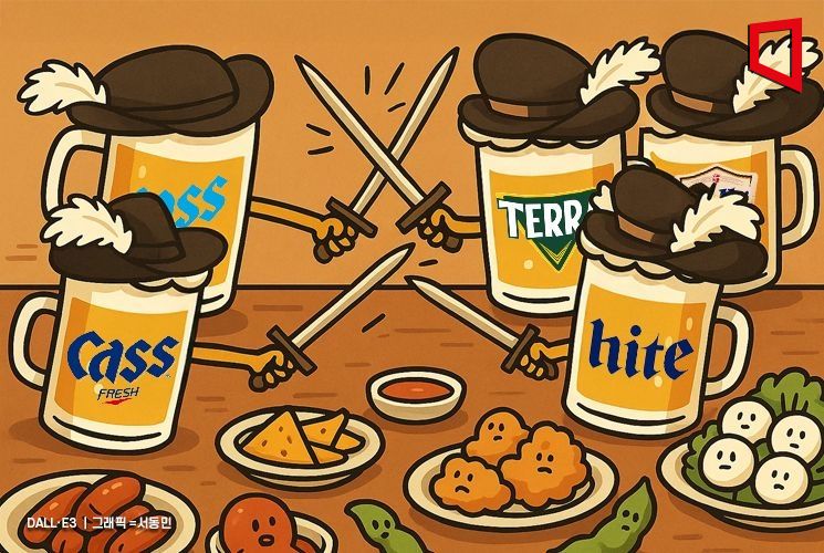 [단독]'요즘 술자리 정석' 두 잔 중 한 잔은 무조건 '카스'…하이트 3총사 밀어냈다