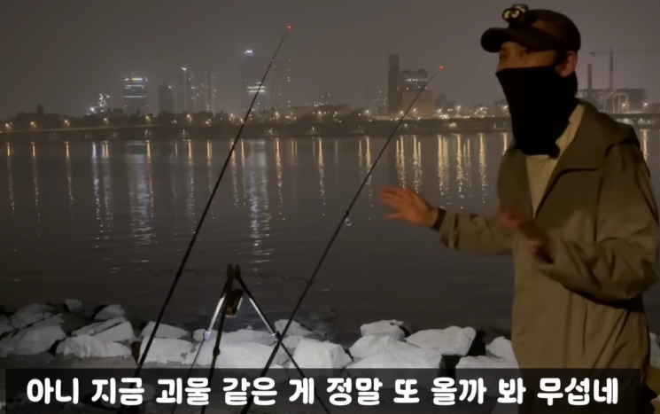 "이쪽으로 오고 있어" 한강서 포착된 대형 괴생명체에 시끌