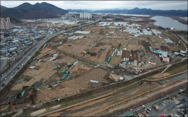 대구 달성군에 조성되는 제2국가산업단지 부지