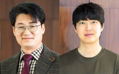 (왼쪽부터) 생명과학과 전창덕 교수, 서원창 박사과정생.