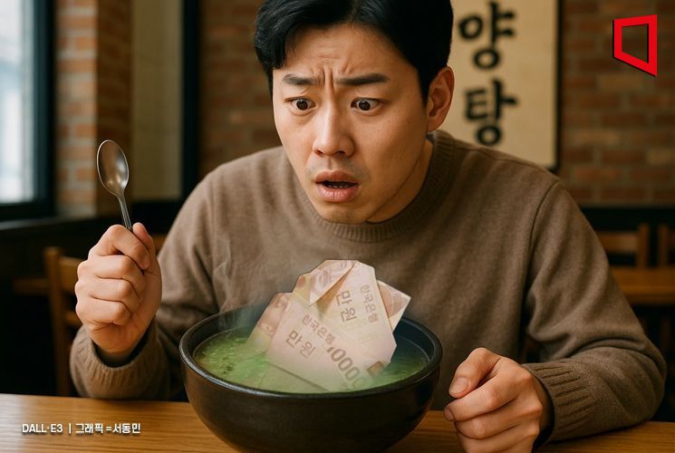 "중복이라 그냥 삼계탕 먹었을 뿐인데…" 계산서 보고 멍해진 이유