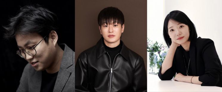 왼쪽부터 박준·김상규 시인, 강화길 소설가. 설악·만해사상실천선양회