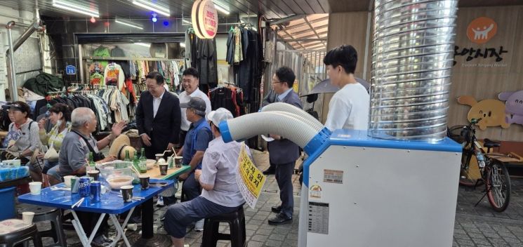 이장우 시장 "쾌적한 전통시장 환경 만들기 위해 노력"