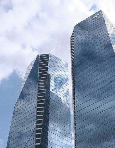 포스코이앤씨 송도 사옥. 포스코이앤씨.