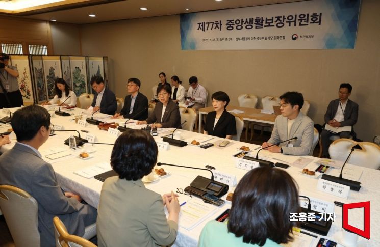 [포토] 정은경 장관, 중앙생활보장위원회 주재