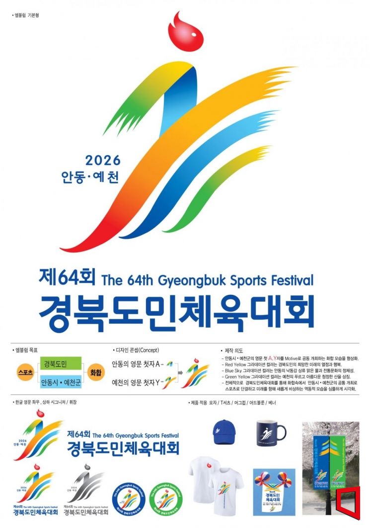 예천군, 경북도민체전 상징물 확정