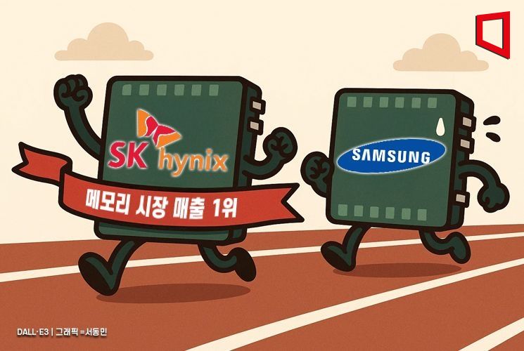 SK하이닉스, 메모리 시장 첫 매출 1위…HBM이 견인차 역할