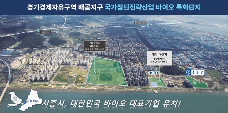시흥시, 배곧 연구용지 4.8만㎡에 외국인 투자유치