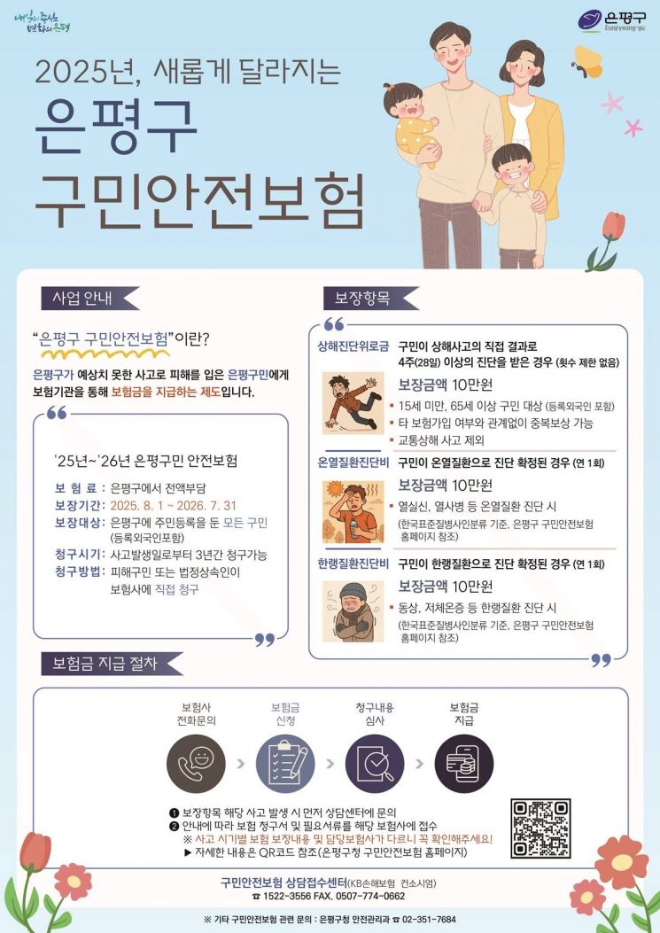 '온열·한랭질환'까지 보장 확대한 은평구 구민안전보험 