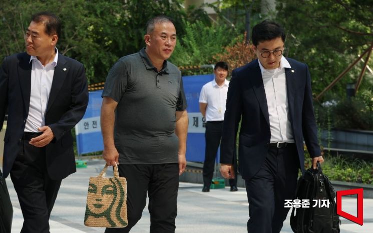 [포토] 김건희 특검 출석하는 명태균씨