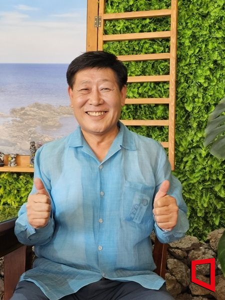 내년 지방선거에서 민주당 후보로 논산시장에 출마하는 김 진호 전 논산시의회 의장/이병렬 기자