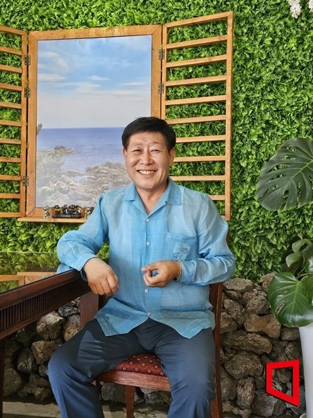 내년 지방선거에서 민주당 후보로 논산시장에 출마하는 김 진호 전 논산시의회 의장/이병렬 기자