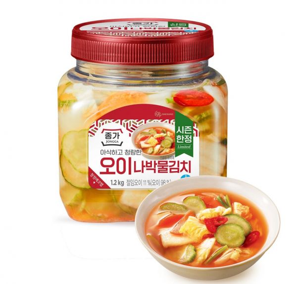 대상 종가, 여름 한정 '오이나박물김치' 출시