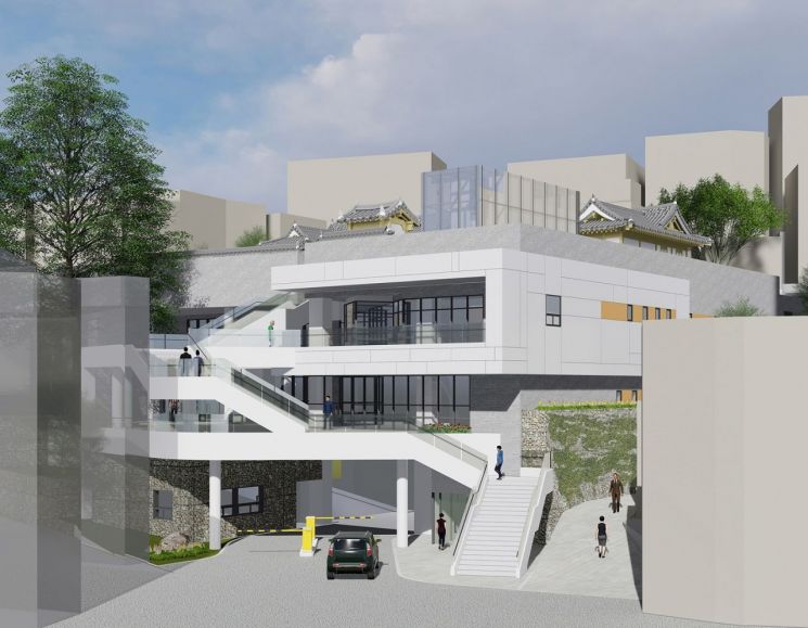 올 11월 개관 예정인 창신소담공영주차장 및 복합시설 조감도. 종로구 제공.