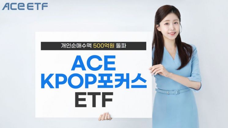 ACE KPOP포커스, 연초 이후 개인순매수 500억 돌파