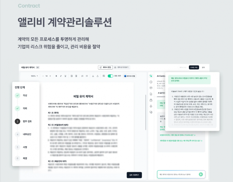 앨리비 계약관리솔루션. BHSN