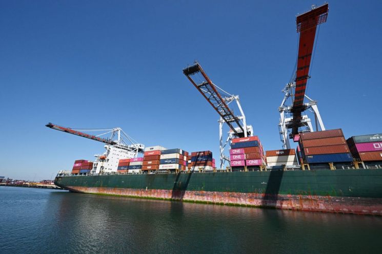 미국 캘리포니아주 로스앤젤레스 항구 전경. AFP연합뉴스