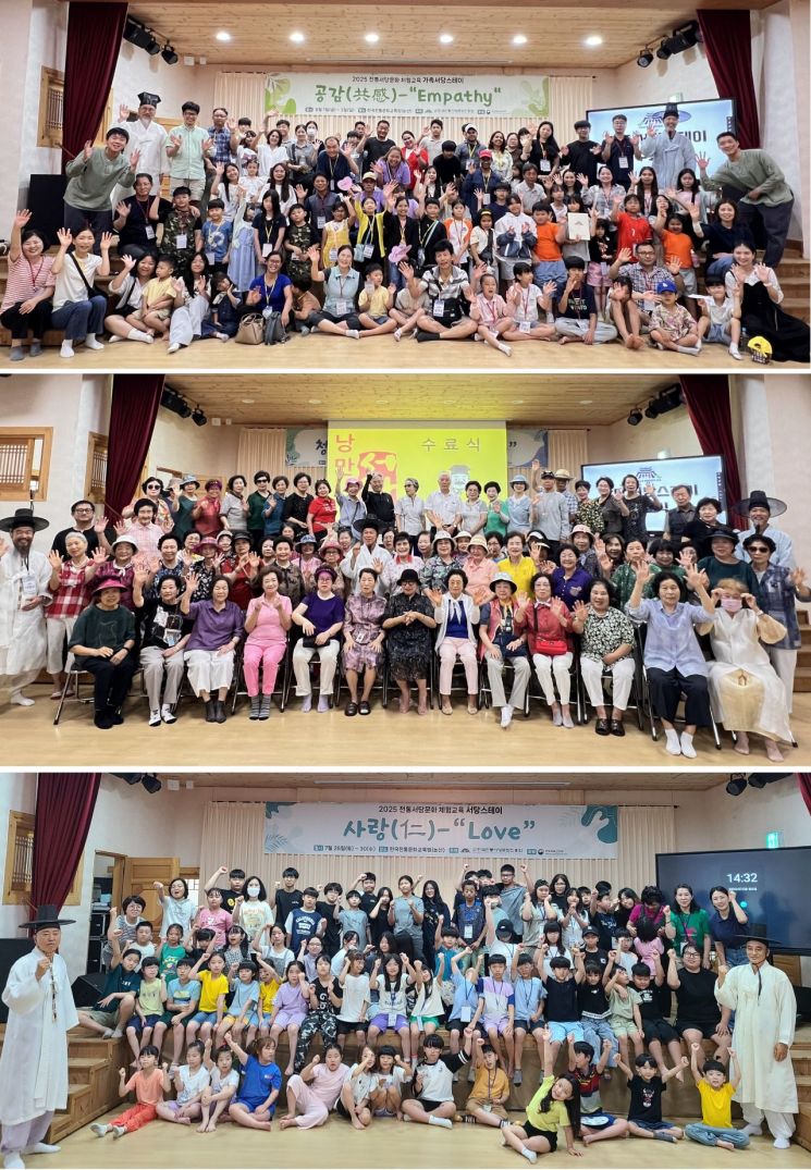 생애주기별 전통서당 체험교육, 2025 서당스테이 성황리에 마쳐
