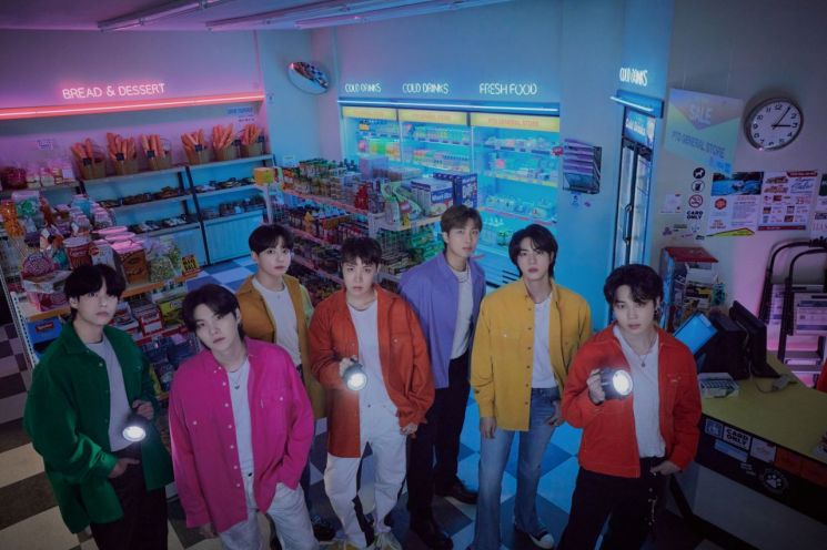 그룹 방탄소년단. 빅히트뮤직