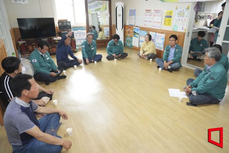 안동시산불피해대책특별위원회 현장방문(남후,남후농공단지,길안,임동)