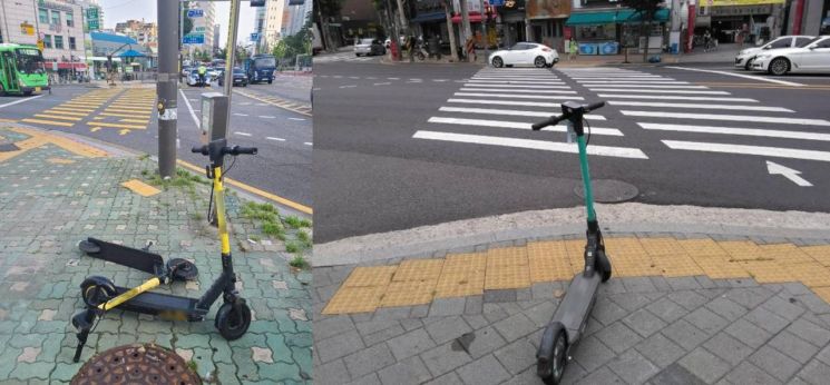은평구, 불법 주·정차 공유킥보드 직접 견인해 견인료 물린다