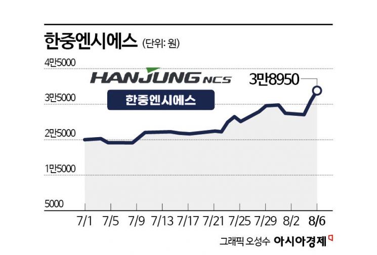 ESS 시장 본격 성장…한중엔시에스, 올해 최고가