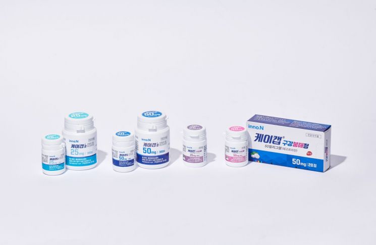 The product Kepab (active ingredient: Tegoprazan), a new drug for gastroesophageal reflux disease by HK Innoen, which secured positive results in a Phase 3 clinical trial in the United States. Photo provided by HK Innoen