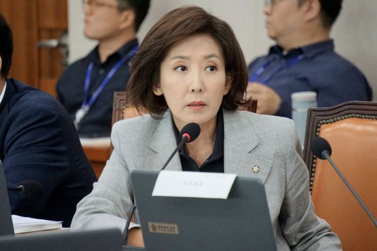 나경원 국민의힘 의원. 나경원 페이스북