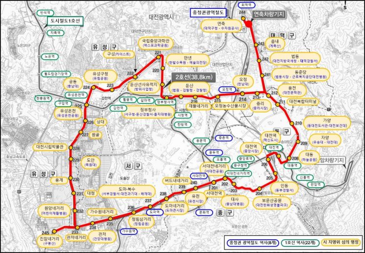 대전도시철도 2호선 '트램 정거장' 명칭, 심의 통과 