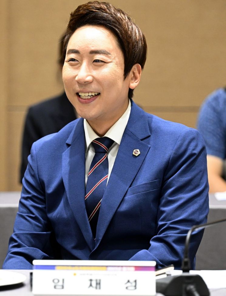 11일 세종시서 열린 전국 광역시·도의회 의장협의회 정기회서 임채성 세종시의회 의장이 미소짓고 있다. /사진= 의사입법담당관실 정책팀 제공