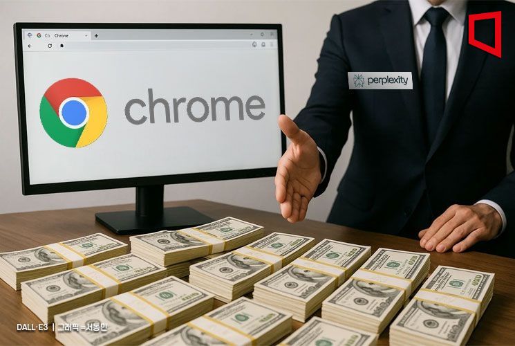 AI 스타트업 퍼플렉시티, 구글 크롬 48조원 인수 제안