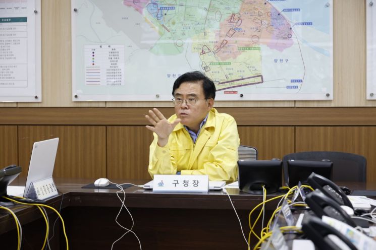 진교훈 강서구청장 "폭우 대비, 지나치다 싶게 대응해야"