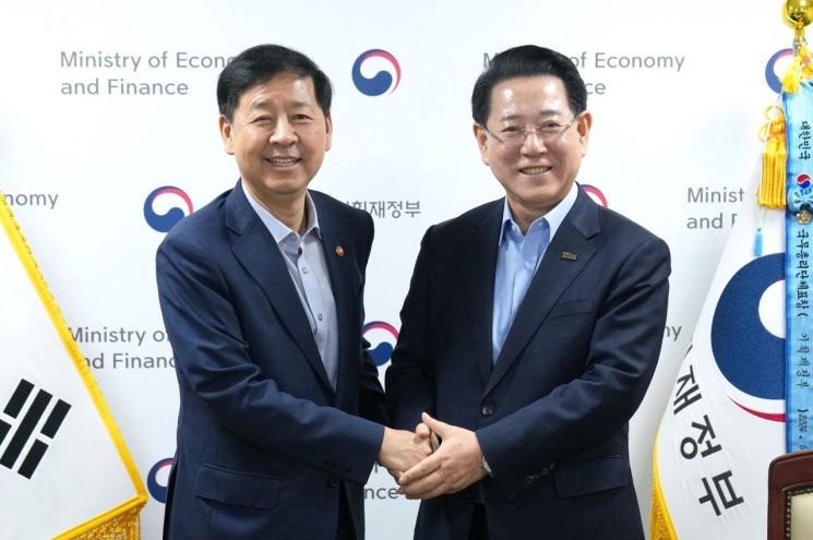 김영록 지사, 경제부총리에 현안 국고 반영 요청