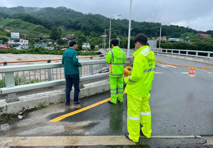동두천시, 호우경보 발효에 따른 전 부서 총력 대응