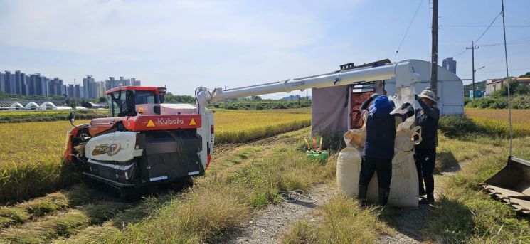 양주시, 수확철 영농대행 신청 접수…콤바인·콩 콤바인 임대