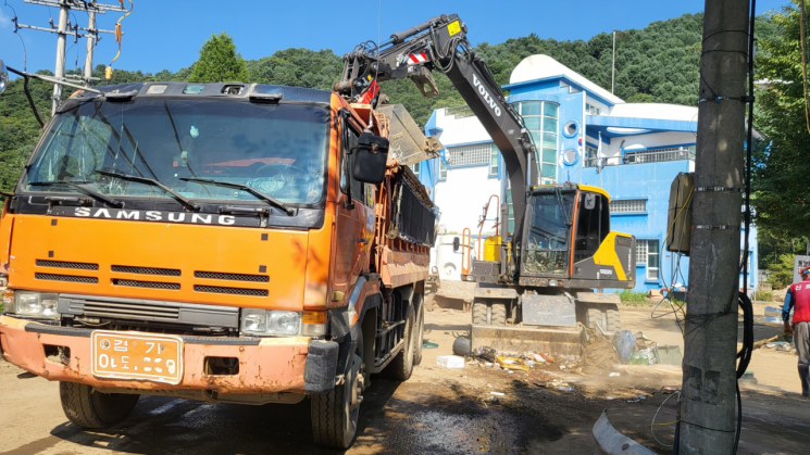 가평군 상면 수해복구 민관 협력으로 빛났다 