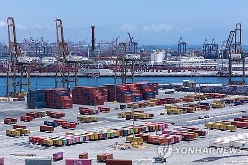 미국 로스앤젤레스 항구. 연합뉴스
