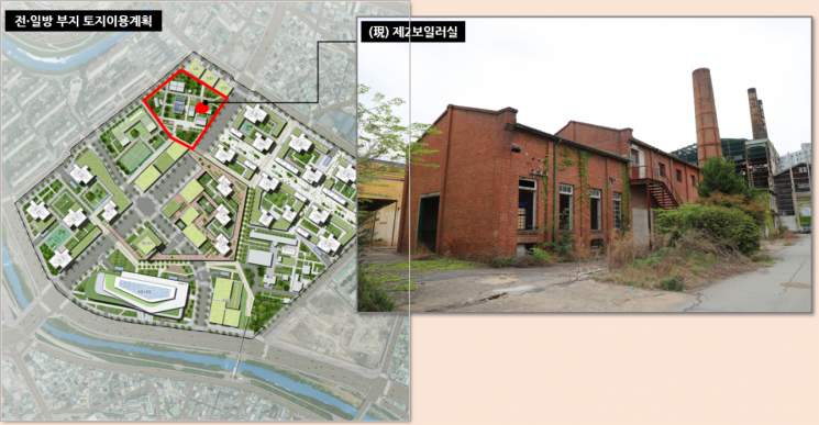 옛 전방·일신방직 부지 토지이용계획. 광주시 제공