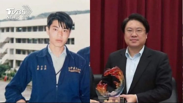 린여우창 전 대만 민진당 비서장(사무총장)의 젊은 시절 모습. 대만 신문망(TVBS) 캡처