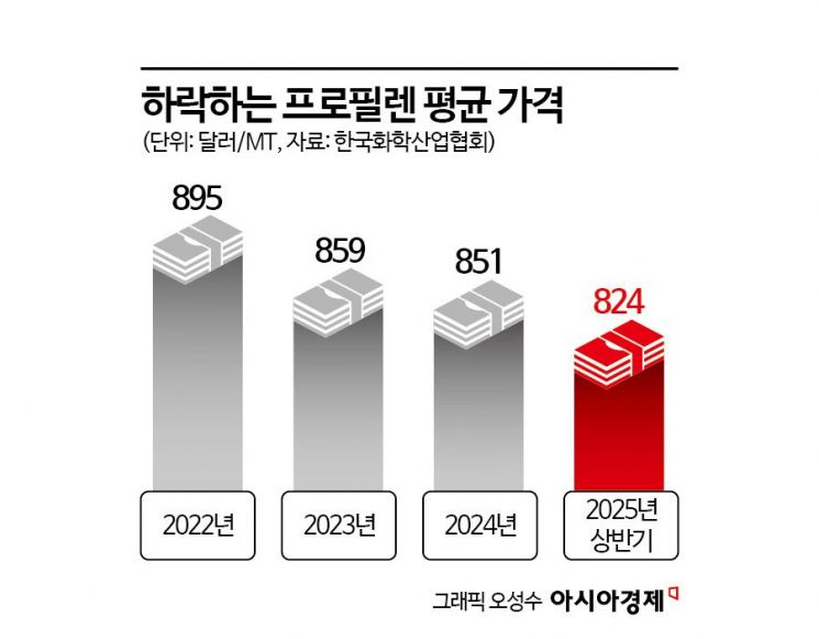 프로필렌 전용 설비도 '적자 늪'…가동 중단하고 빚으로 연명