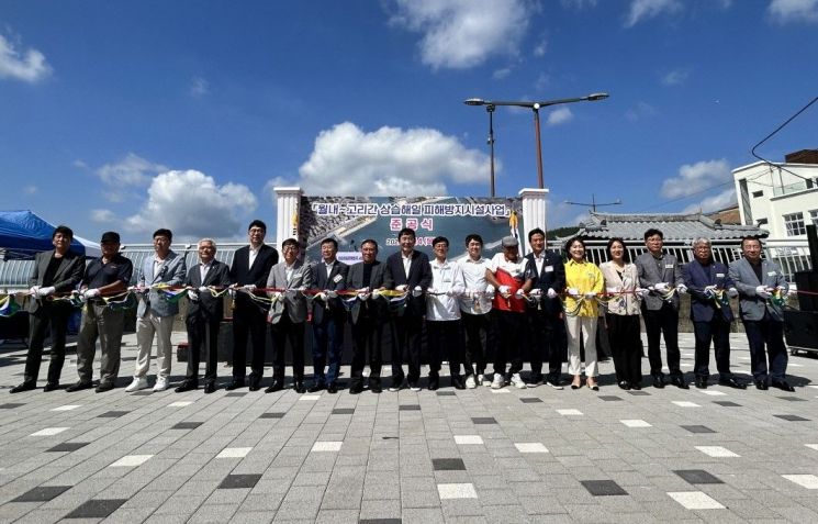 부산 기장군, 322억원 투입… ‘월내∼고리 간 해일 피해방지시설’ 준공