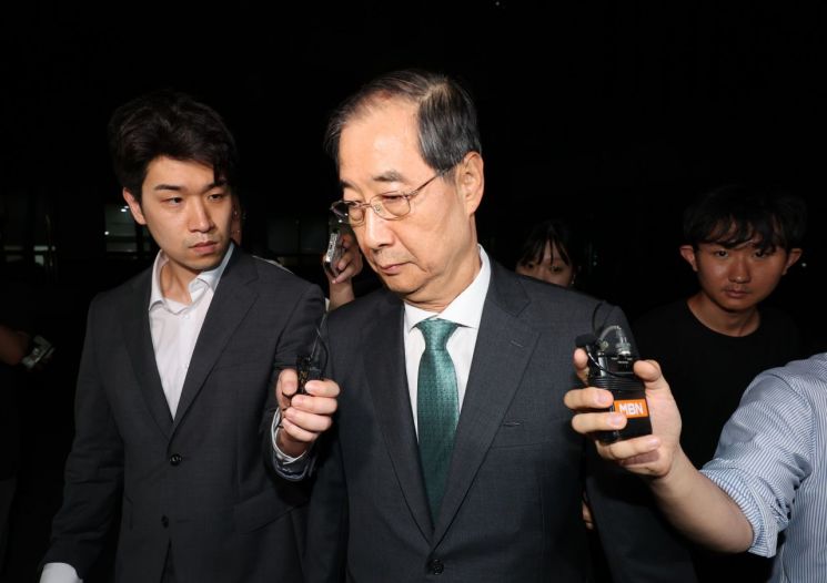 [속보]'계엄 가담·방조' 한덕수 전 국무총리, 내란특검 출석
